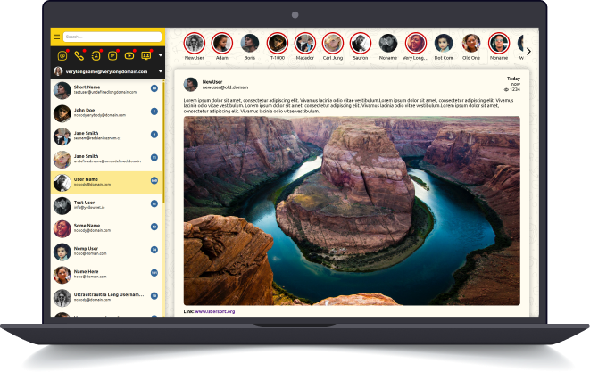 Yellow app on multiple devices